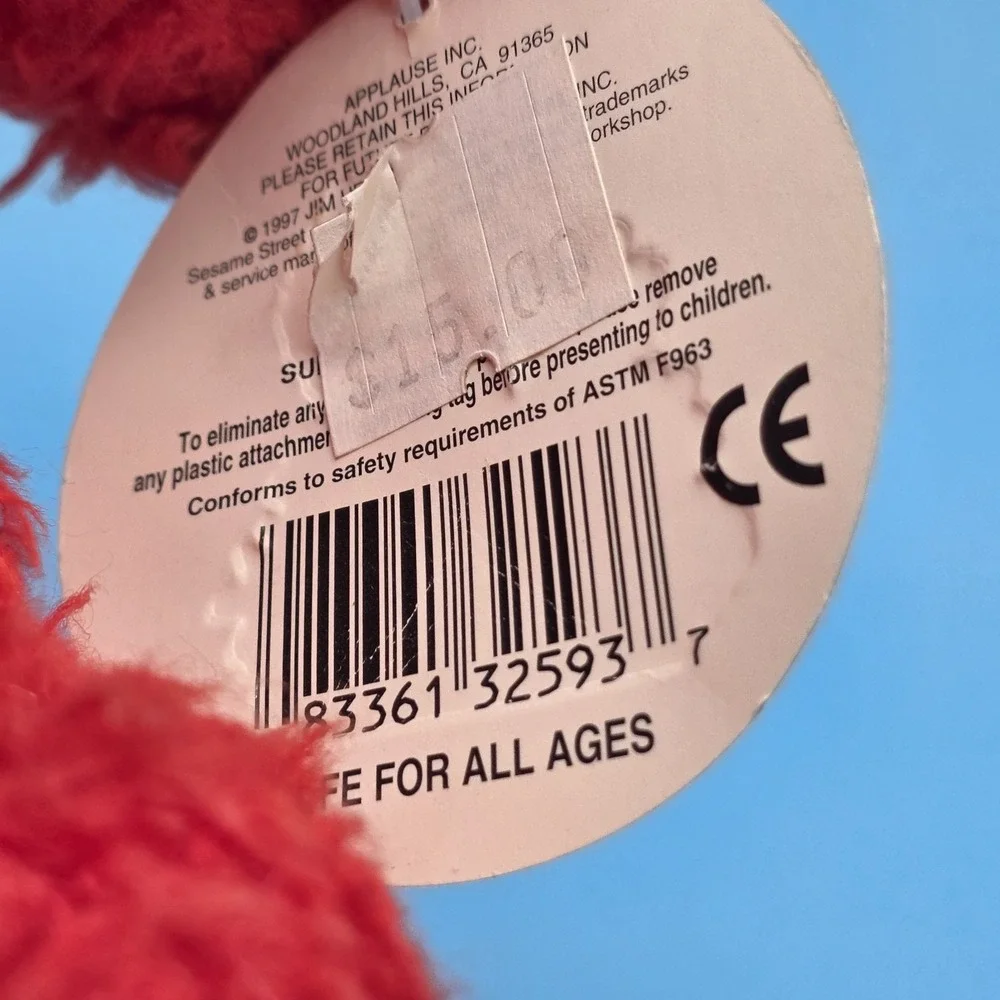 Vintage 90s Posable Elmo Sesame Street Applause‎ Nostalgia Childhood